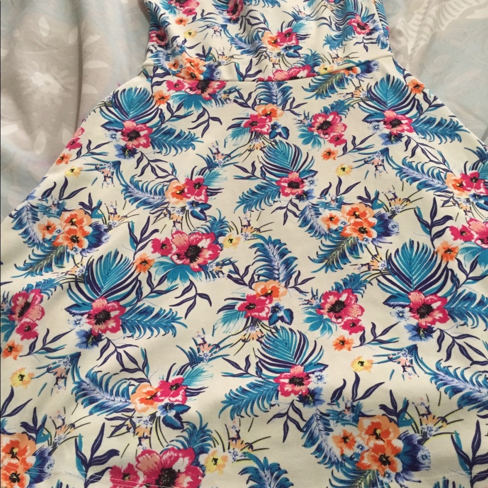 Print A line dress